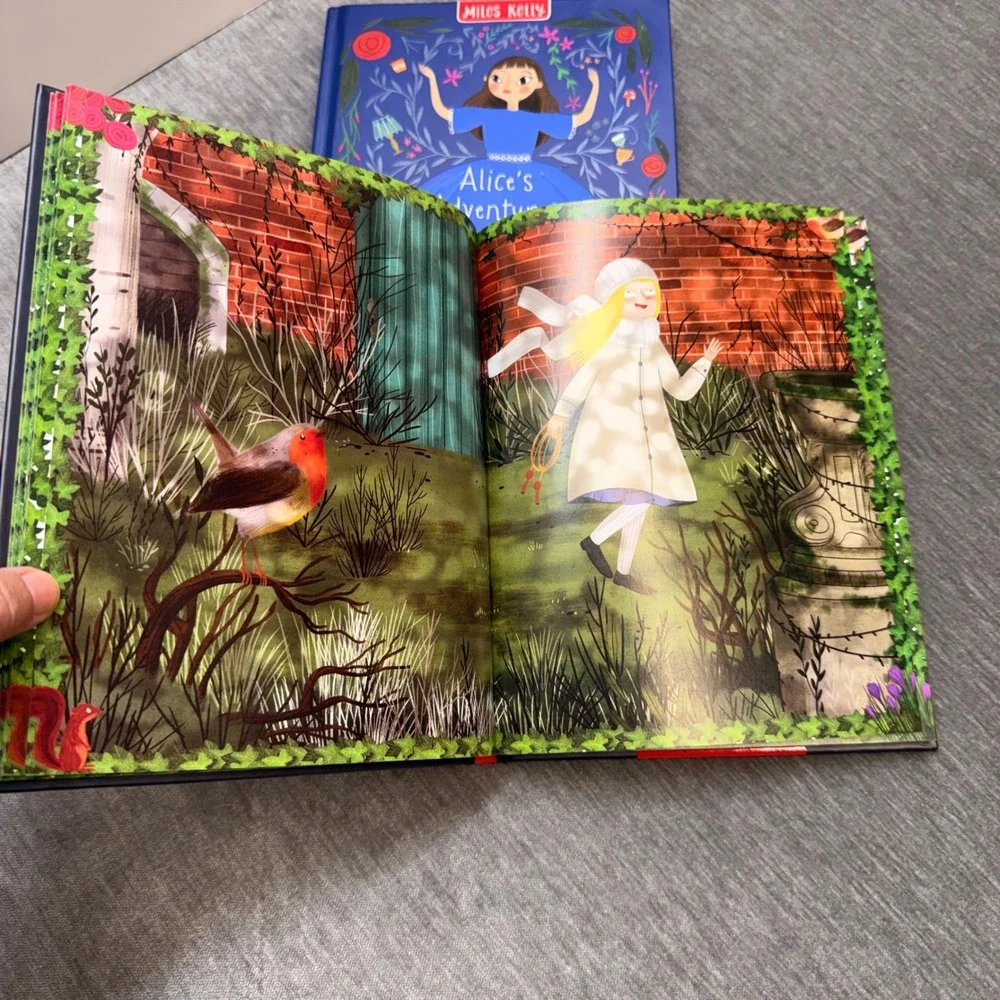 Miles Kelly The Secret Garden & Alice's Adventures in Wonderland Hardcover Set